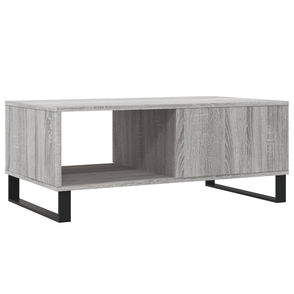 Tavolino Salotto Grigio Sonoma 90x50x36,5 cm Legno Multistrato | homemem39