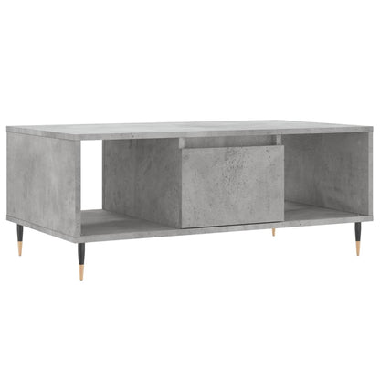 Tavolino Salotto Grigio Cemento 90x50x36,5 cm Legno Multistrato | homemem39