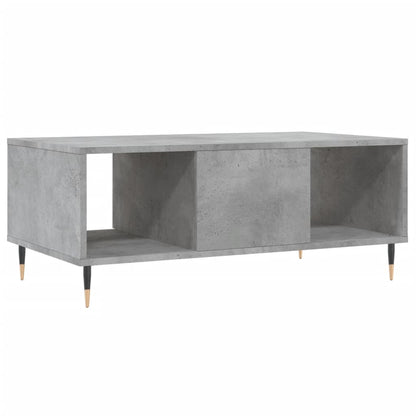 Tavolino Salotto Grigio Cemento 90x50x36,5 cm Legno Multistrato | homemem39