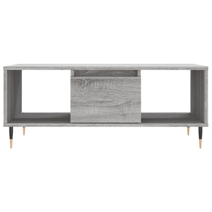 Tavolino Salotto Grigio Sonoma 90x50x36,5 cm Legno Multistrato | homemem39