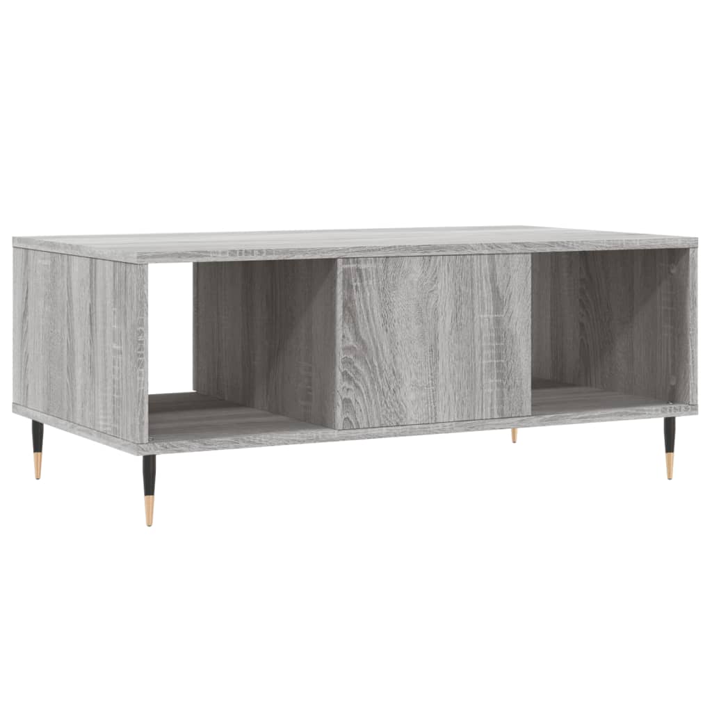 Tavolino Salotto Grigio Sonoma 90x50x36,5 cm Legno Multistrato | homemem39