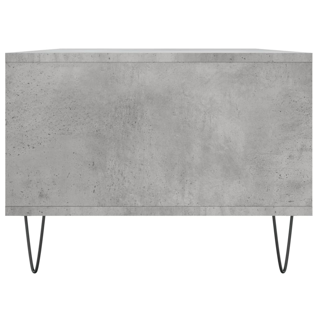 Tavolino Salotto Grigio Cemento 90x50x36,5 cm Legno Multistrato | homemem39