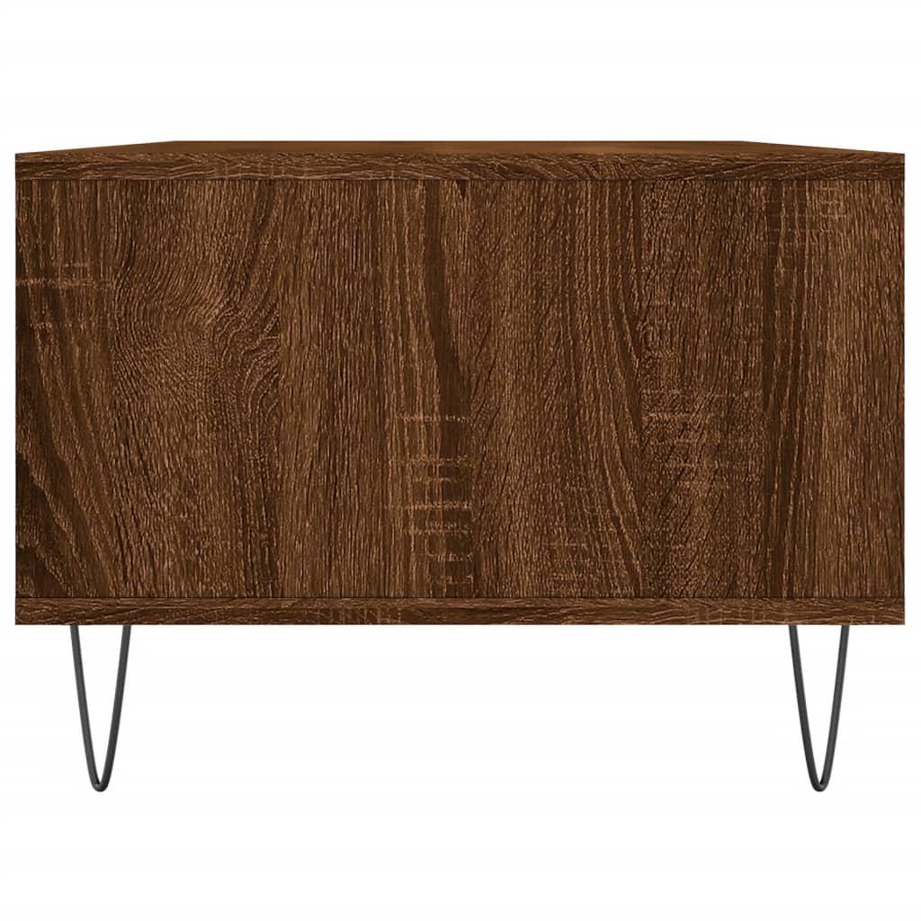 Tavolino da Salotto Rovere Marrone 90x50x36,5 cm in Multistrato | homemem39