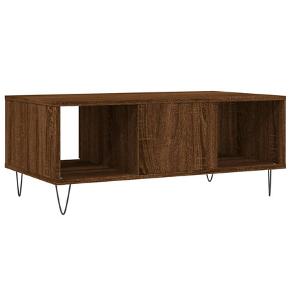 Tavolino da Salotto Rovere Marrone 90x50x36,5 cm in Multistrato | homemem39