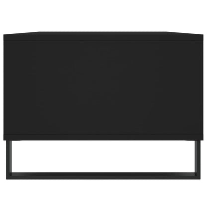 Tavolino da Salotto Nero 90x50x36,5 cm in Legno Multistrato | homemem39