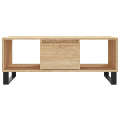 Tavolino Salotto Rovere Sonoma 90x50x36,5 cm Legno Multistrato