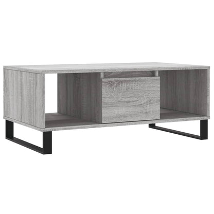 Tavolino Salotto Grigio Sonoma 90x50x36,5 cm Legno Multistrato | homemem39