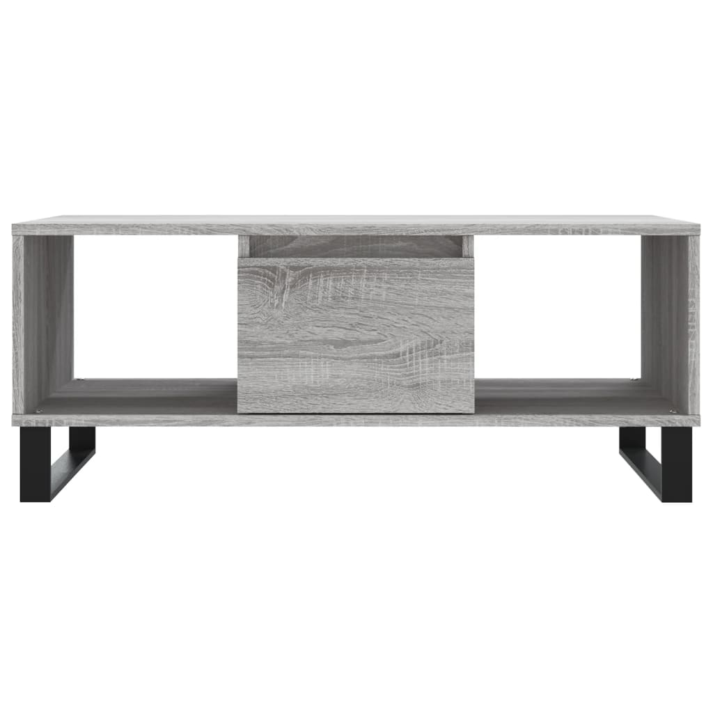 Tavolino Salotto Grigio Sonoma 90x50x36,5 cm Legno Multistrato | homemem39