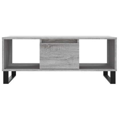 Tavolino Salotto Grigio Sonoma 90x50x36,5 cm Legno Multistrato | homemem39