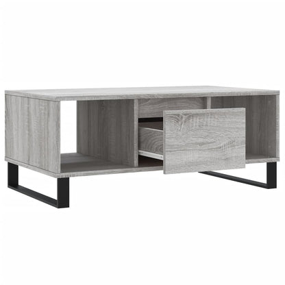 Tavolino Salotto Grigio Sonoma 90x50x36,5 cm Legno Multistrato | homemem39