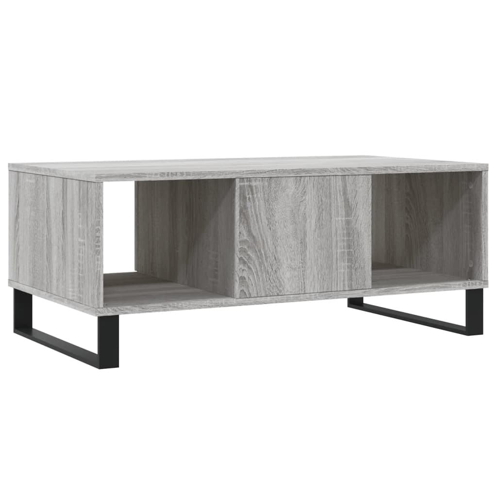 Tavolino Salotto Grigio Sonoma 90x50x36,5 cm Legno Multistrato | homemem39
