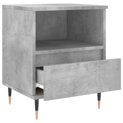 Comodini 2pz Grigio Cemento 40x35x50 cm in Legno Multistrato - homemem39