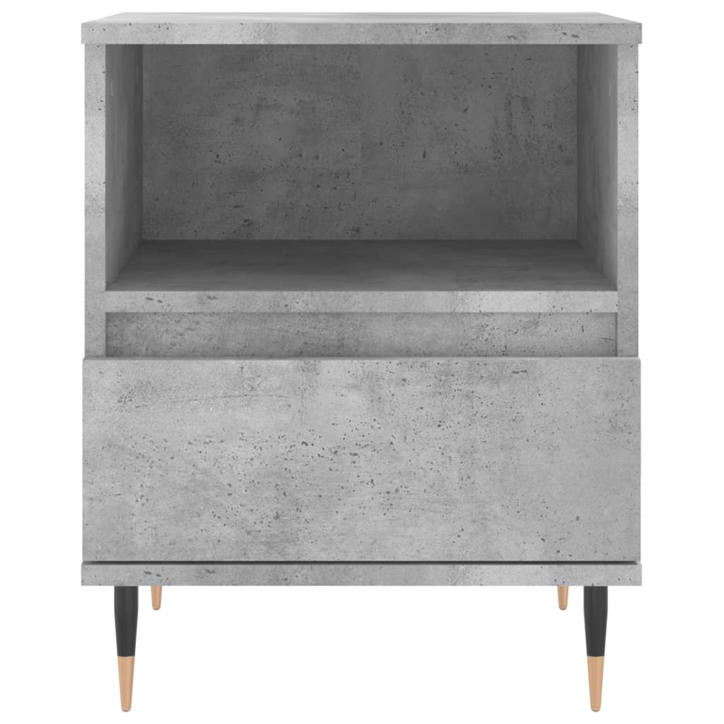 Comodini 2pz Grigio Cemento 40x35x50 cm in Legno Multistrato - homemem39