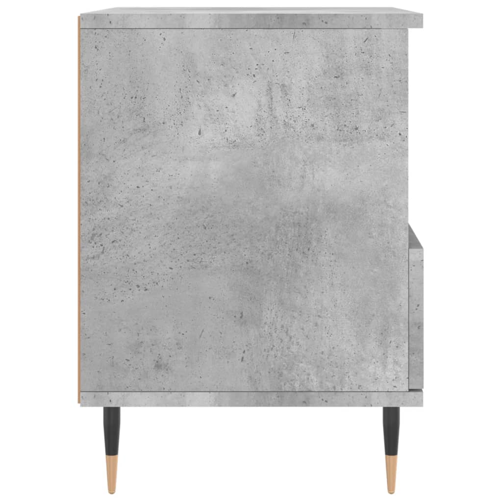 Comodini 2pz Grigio Cemento 40x35x50 cm in Legno Multistrato - homemem39