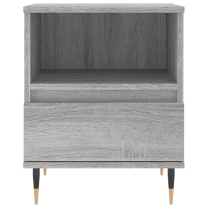 Comodino Grigio Sonoma 40x35x50 cm in Legno Multistrato - homemem39