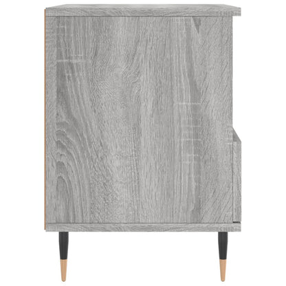 Comodino Grigio Sonoma 40x35x50 cm in Legno Multistrato - homemem39