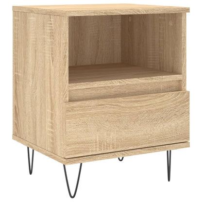 Comodino Rovere Sonoma 40x35x50 cm in Legno Multistrato | homemem39