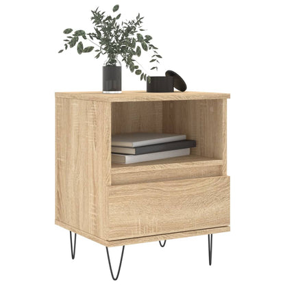Comodino Rovere Sonoma 40x35x50 cm in Legno Multistrato | homemem39