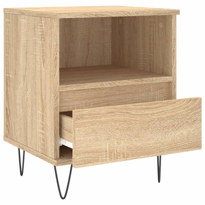 Comodino Rovere Sonoma 40x35x50 cm in Legno Multistrato | homemem39