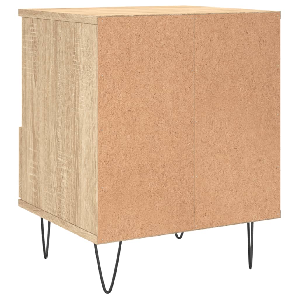 Comodino Rovere Sonoma 40x35x50 cm in Legno Multistrato | homemem39