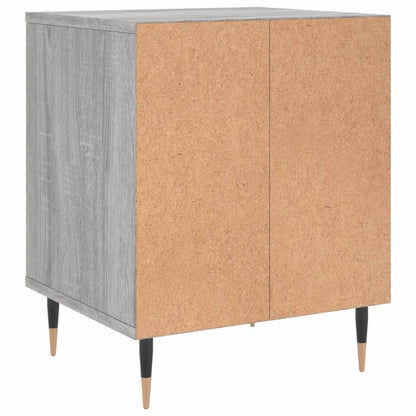 Comodini 2pz Grigio Sonoma 40x35x50 cm in Legno Multistrato | homemem39