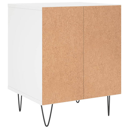 Comodini 2pz Bianchi 40x35x50 cm in Legno Multistrato - homemem39