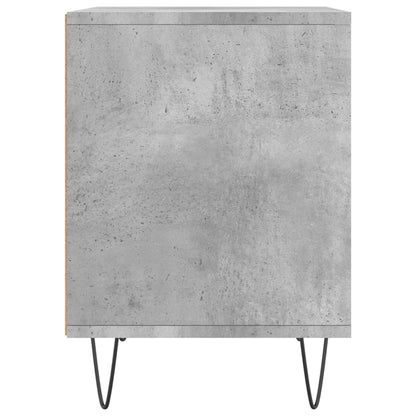 Comodino Grigio Cemento 40x35x50 cm in Legno Multistrato - homemem39