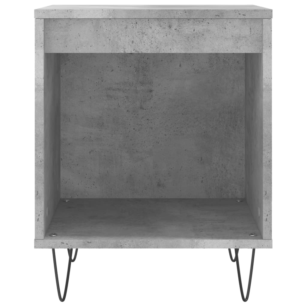 Comodini 2pz Grigio Cemento 40x35x50 cm in Legno Multistrato - homemem39