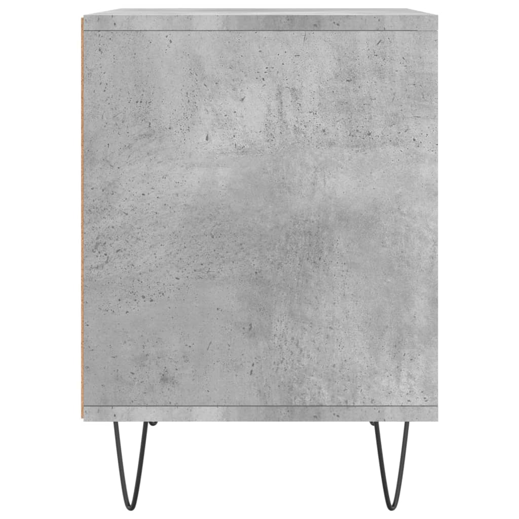 Comodini 2pz Grigio Cemento 40x35x50 cm in Legno Multistrato - homemem39