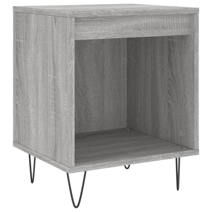 Comodino Grigio Sonoma 40x35x50 cm in Legno Multistrato - homemem39