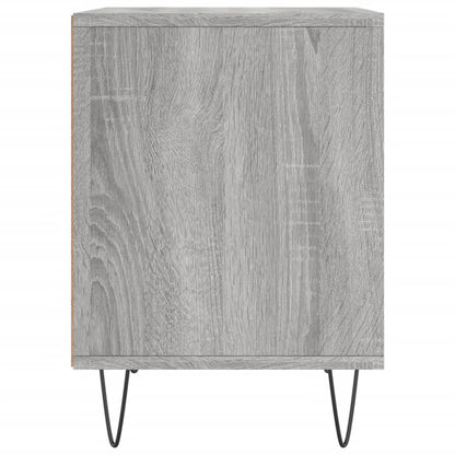 Comodini 2pz Grigio Sonoma 40x35x50 cm in Legno Multistrato