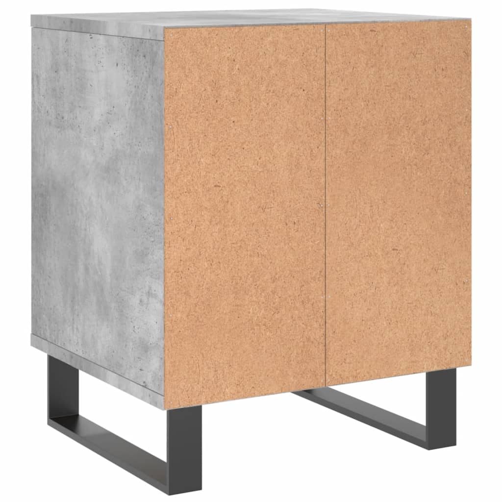 Comodini 2pz Grigio Cemento 40x35x50 cm in Legno Multistrato - homemem39
