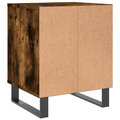 Comodino Rovere Fumo 40x35x50 cm in Legno Multistrato - homemem39