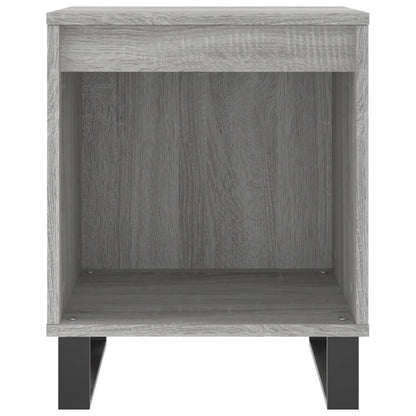 Comodini 2pz Grigio Sonoma 40x35x50 cm in Legno Multistrato - homemem39