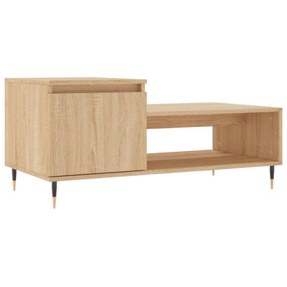 Tavolino da Salotto Rovere Sonoma 100x50x45cm Legno Multistrato | homemem39