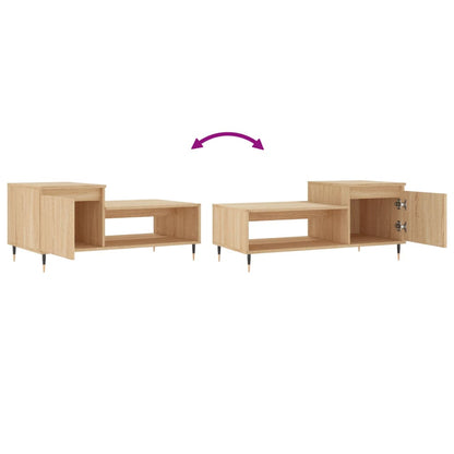 Tavolino da Salotto Rovere Sonoma 100x50x45cm Legno Multistrato | homemem39