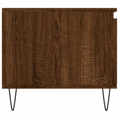 Tavolino da Salotto Rovere Marrone100x50x45cm Legno Multistrato | homemem39