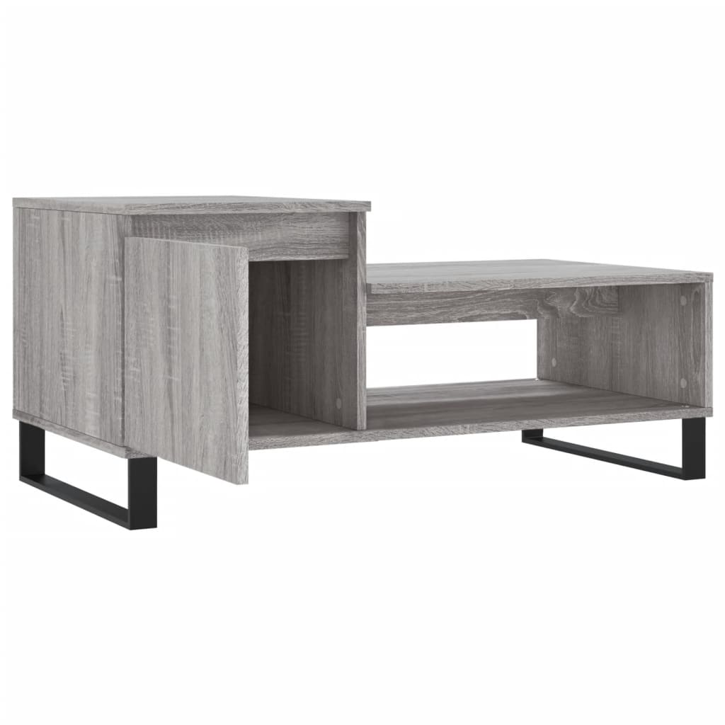 Tavolino da Salotto grigio sonoma 100x50x45cm Legno Multistrato | homemem39