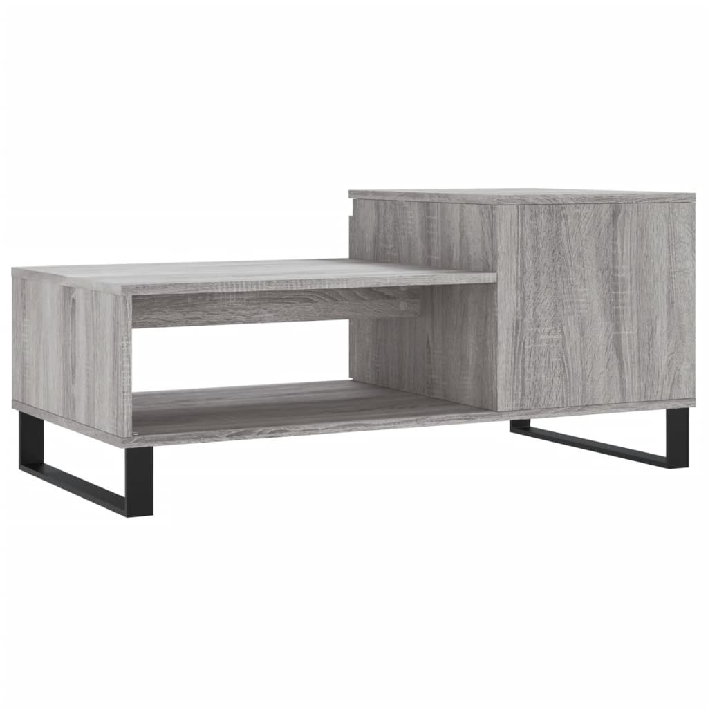 Tavolino da Salotto grigio sonoma 100x50x45cm Legno Multistrato | homemem39