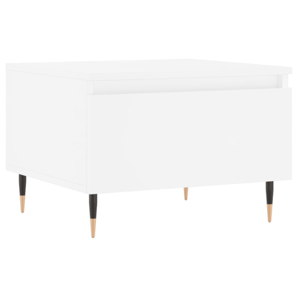 Tavolini da Salotto 2pz Bianchi 50x46x35cm in Legno Multistrato | homemem39