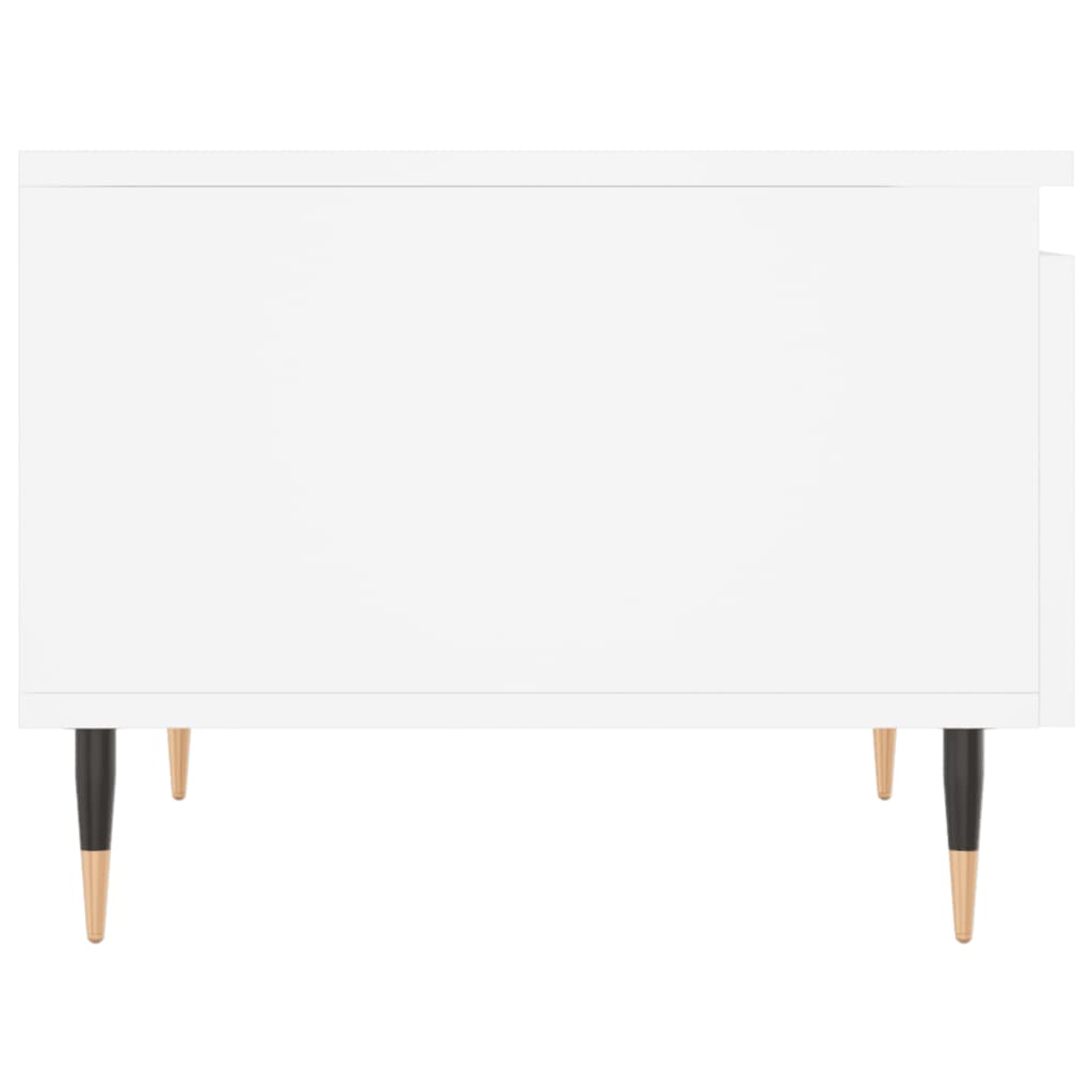 Tavolini da Salotto 2pz Bianchi 50x46x35cm in Legno Multistrato | homemem39