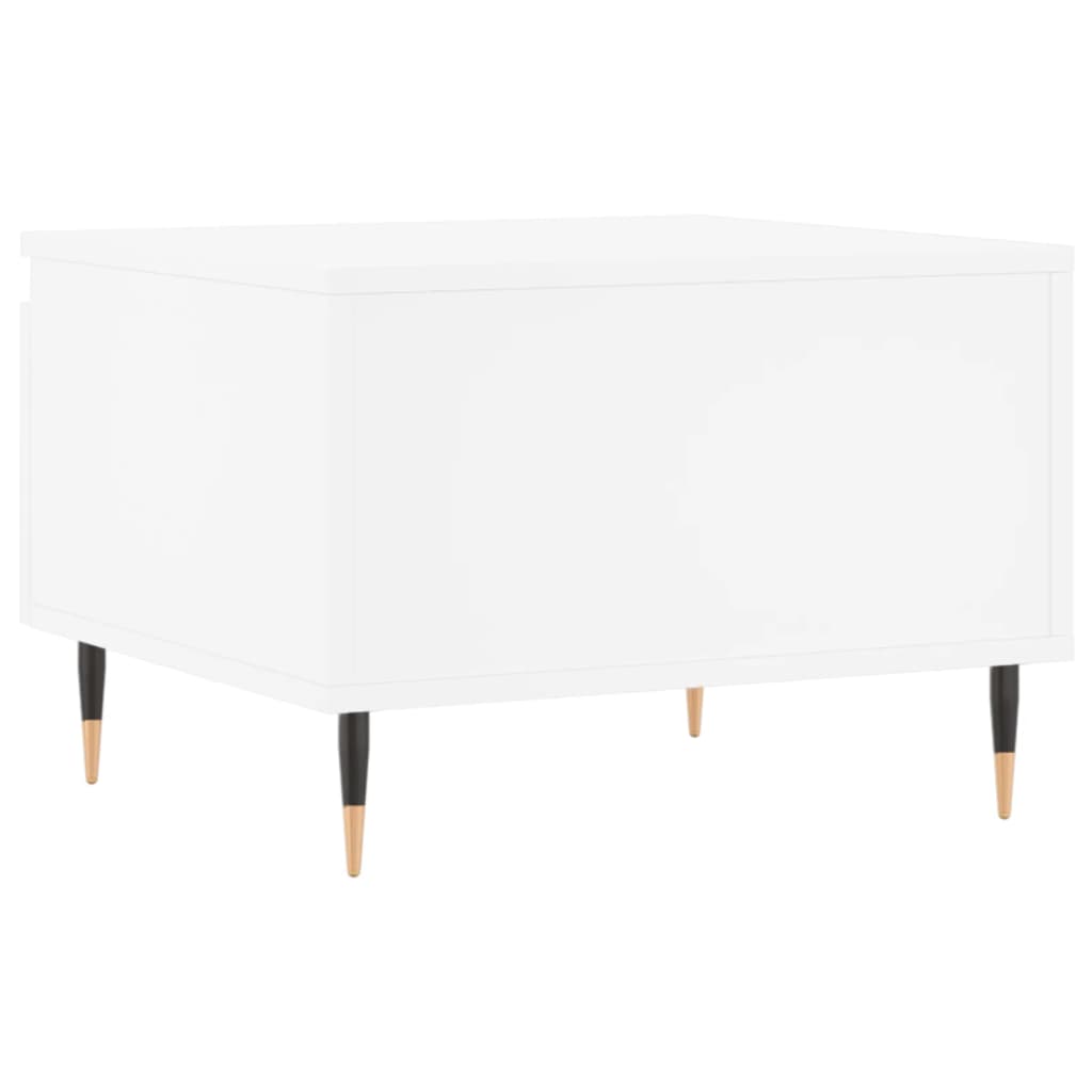 Tavolini da Salotto 2pz Bianchi 50x46x35cm in Legno Multistrato | homemem39