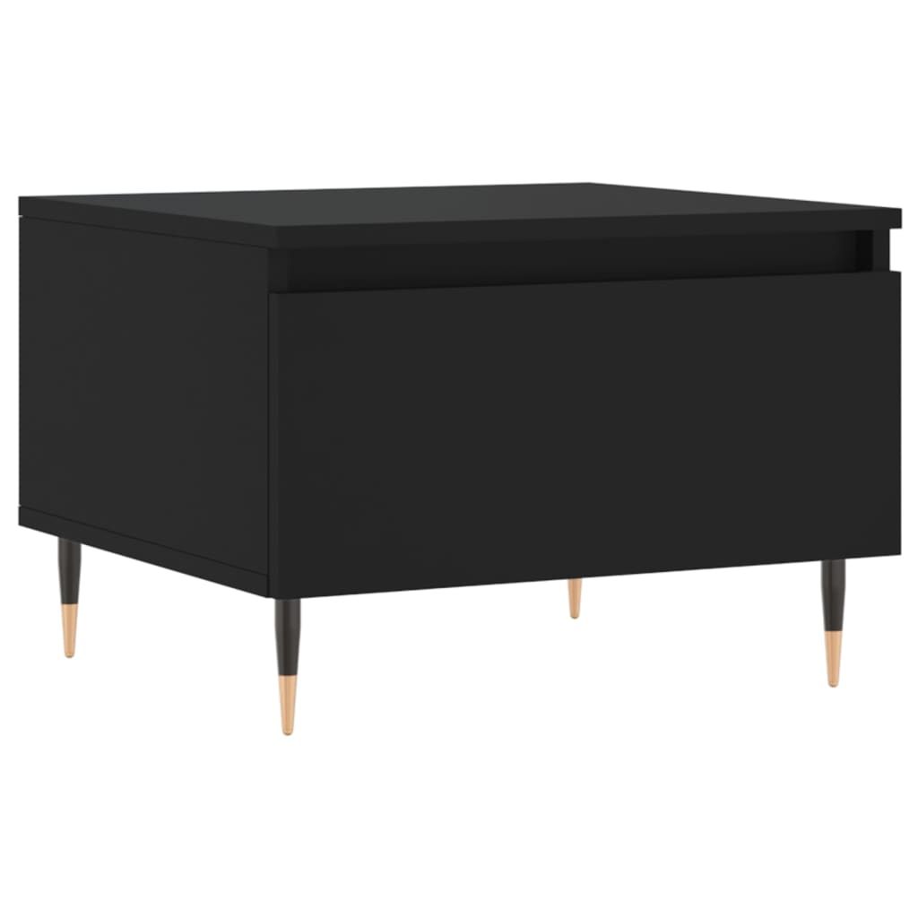 Tavolini da Salotto 2pz Neri 50x46x35 cm in Legno Multistrato | homemem39