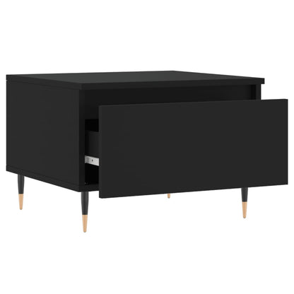 Tavolini da Salotto 2pz Neri 50x46x35 cm in Legno Multistrato | homemem39