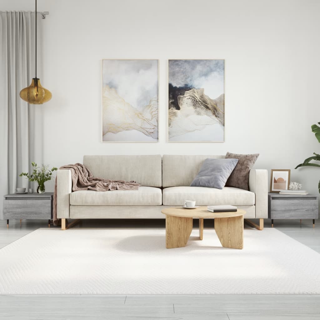 Tavolini Salotto 2pz Grigio Sonoma 50x46x35cm Legno Multistrato | homemem39