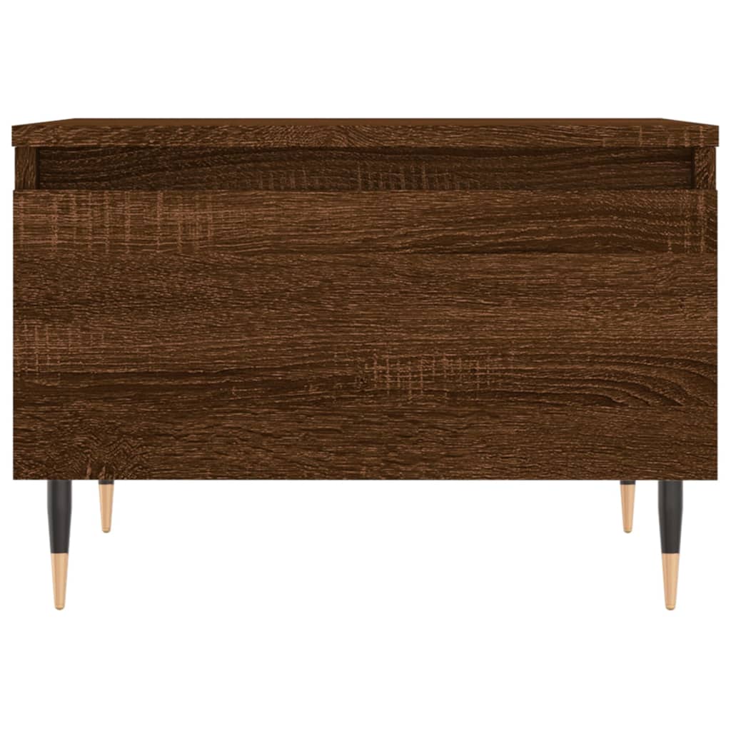 Tavolini Salotto 2pz Rovere Marrone 50x46x35 Legno Multistrato | homemem39