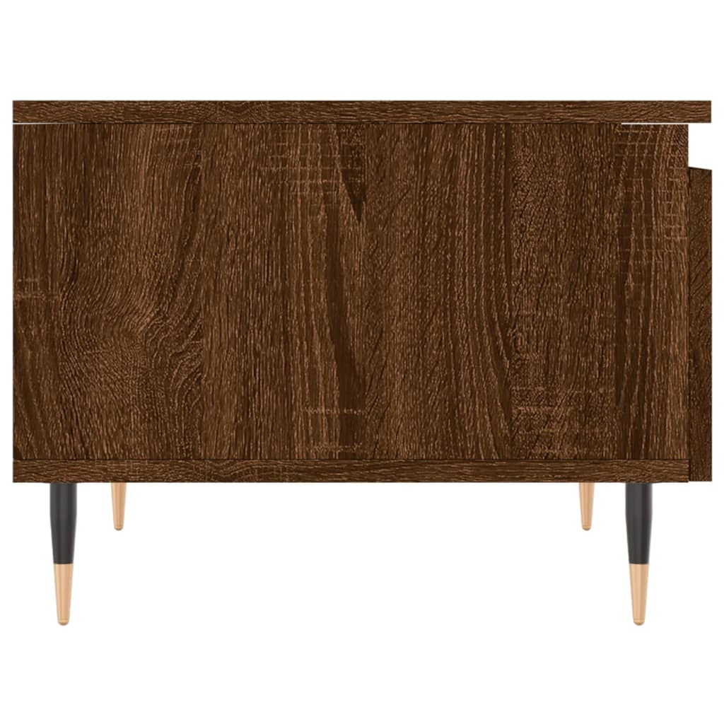 Tavolini Salotto 2pz Rovere Marrone 50x46x35 Legno Multistrato | homemem39