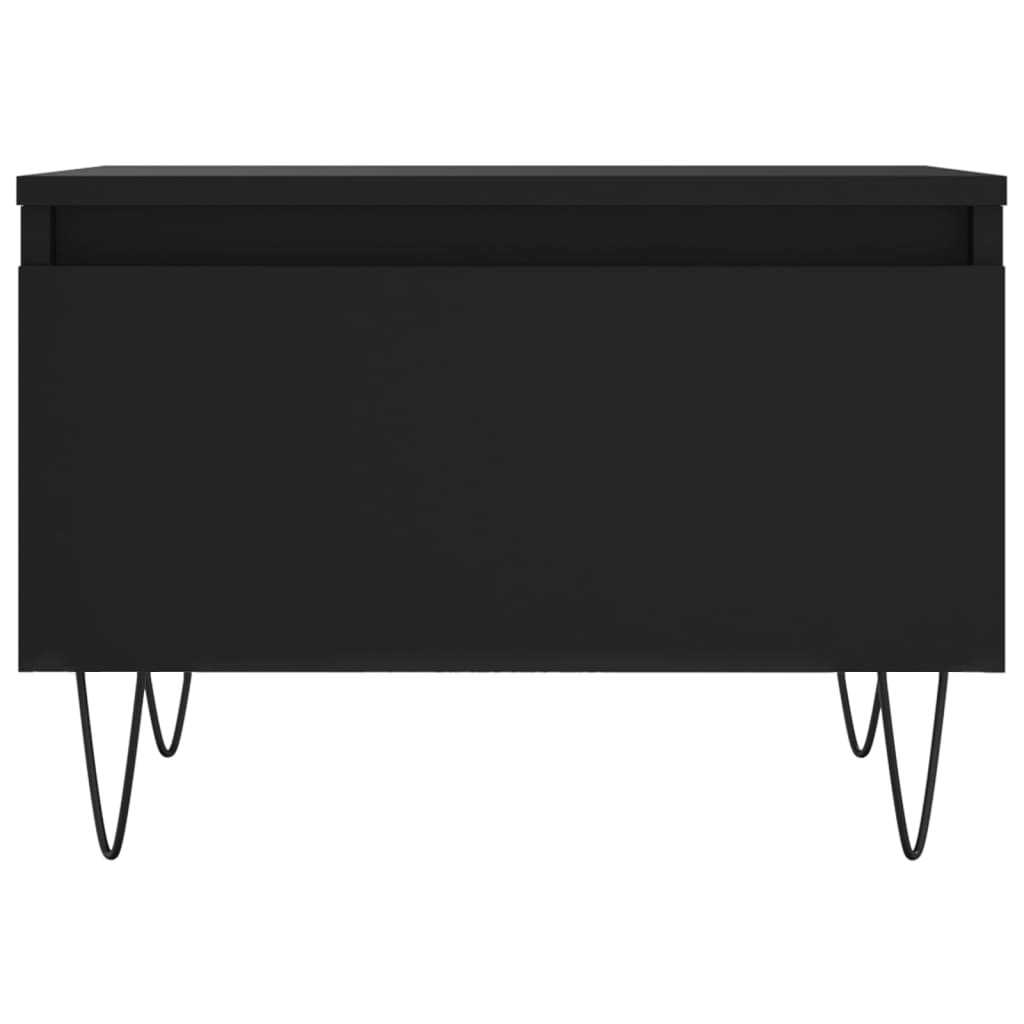 Tavolini da Salotto 2pz Neri 50x46x35 cm in Legno Multistrato | homemem39