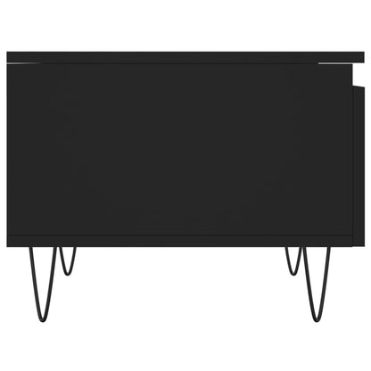 Tavolini da Salotto 2pz Neri 50x46x35 cm in Legno Multistrato | homemem39