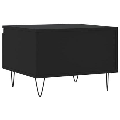 Tavolini da Salotto 2pz Neri 50x46x35 cm in Legno Multistrato | homemem39